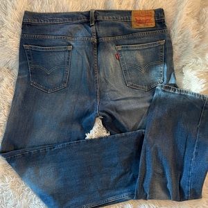 Men’s classic Levi’s blue jeans, size 36